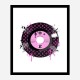 Pink LV Record Art Print Pink LV Record Art Print