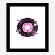 Pink LV Record Art Print Pink LV Record Art Print