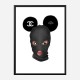 Chanel Micky Balaclava Art Print Chanel Micky Balaclava Art Print