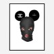 Chanel Micky Balaclava Art Print Chanel Micky Balaclava Art Print