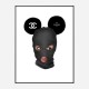 Chanel Micky Balaclava Art Print Chanel Micky Balaclava Art Print