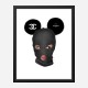 Chanel Micky Balaclava Art Print Chanel Micky Balaclava Art Print