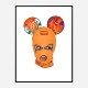 Hermes Micky Balaclava Art Print Hermes Micky Balaclava Art Print