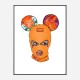 Hermes Micky Balaclava Art Print Hermes Micky Balaclava Art Print