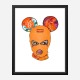 Hermes Micky Balaclava Art Print Hermes Micky Balaclava Art Print