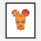 Hermes Micky Balaclava Art Print Hermes Micky Balaclava Art Print