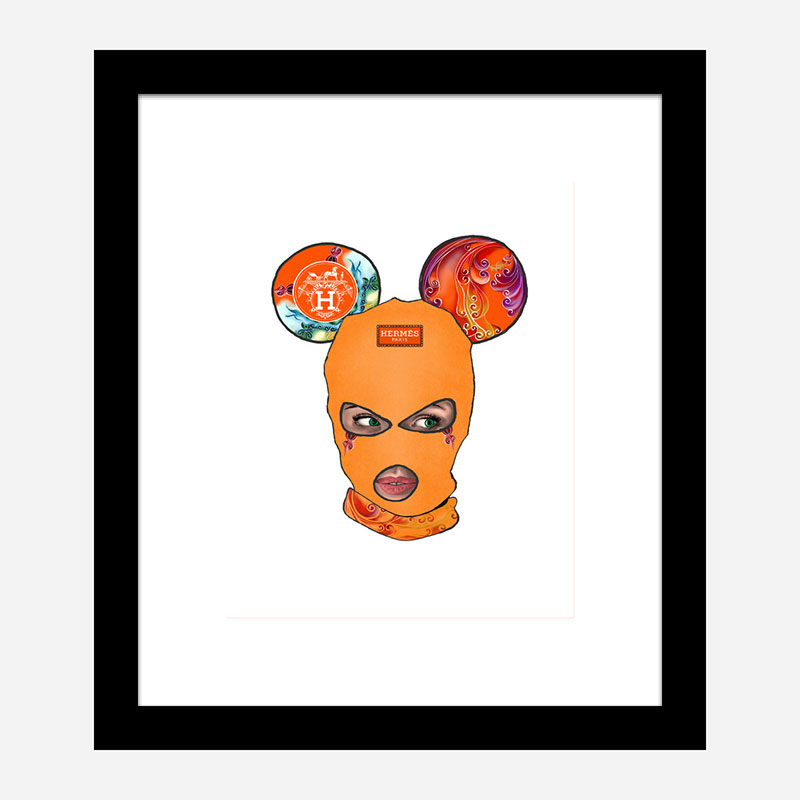Hermes Micky Balaclava Art Print Hermes Micky Balaclava Art Print