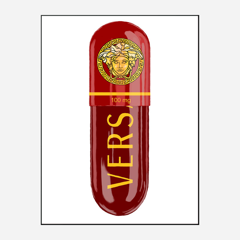 Versace Eros Flame 100mg Art Print Versace Eros Flame 100mg Art Print