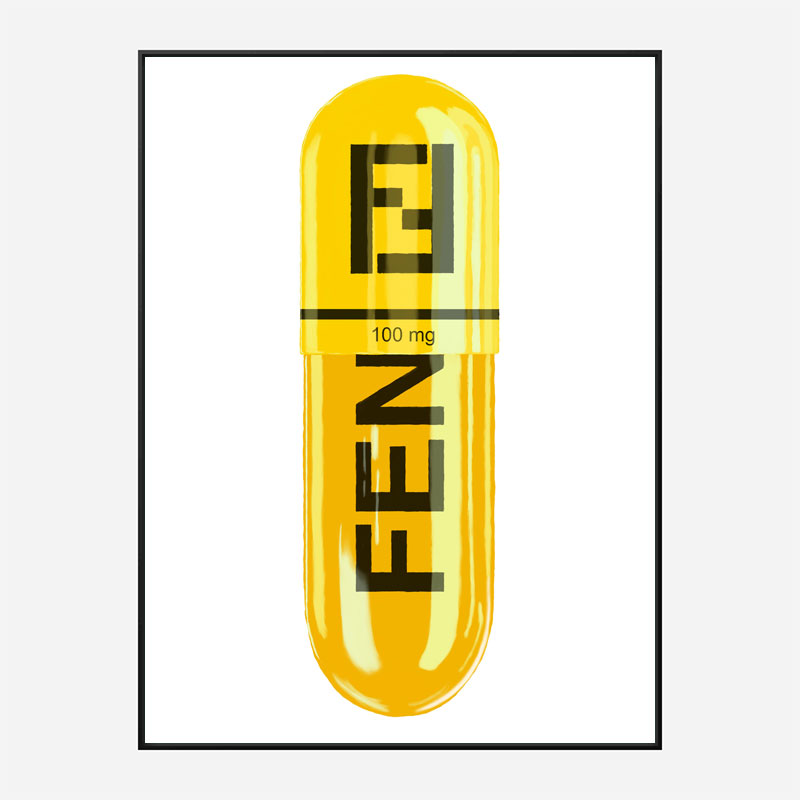 Fendi 100mg Art Print Fendi 100mg Art Print
