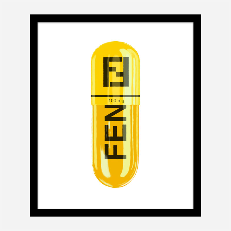 Fendi 100mg Art Print Fendi 100mg Art Print