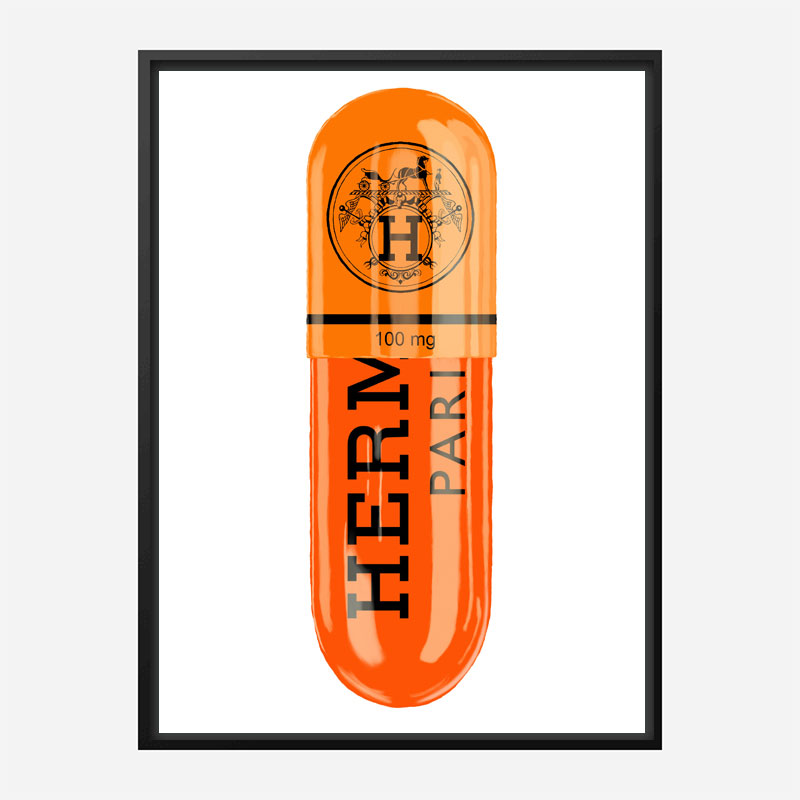 Hermes 100mg Art Print Hermes 100mg Art Print