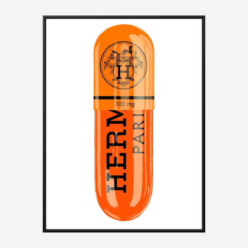 Hermes 100mg Art Print Hermes 100mg Art Print