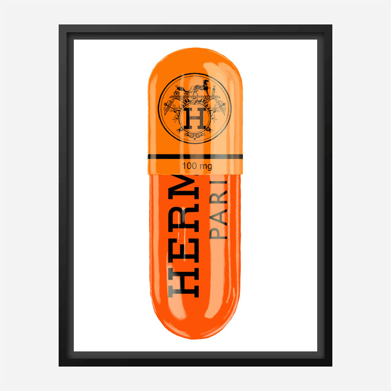 Hermes 100mg Art Print Hermes 100mg Art Print
