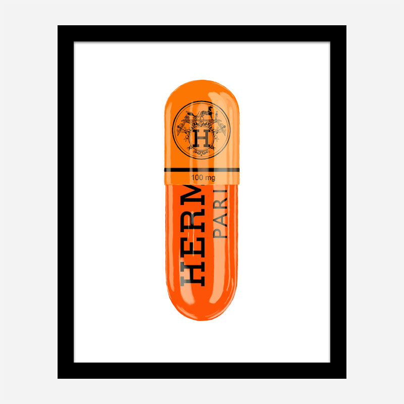 Hermes 100mg Art Print Hermes 100mg Art Print
