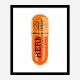 Hermes 100mg Art Print Hermes 100mg Art Print