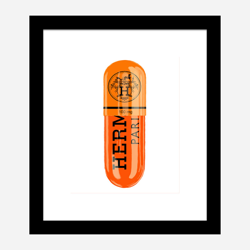 Hermes 100mg Art Print Hermes 100mg Art Print