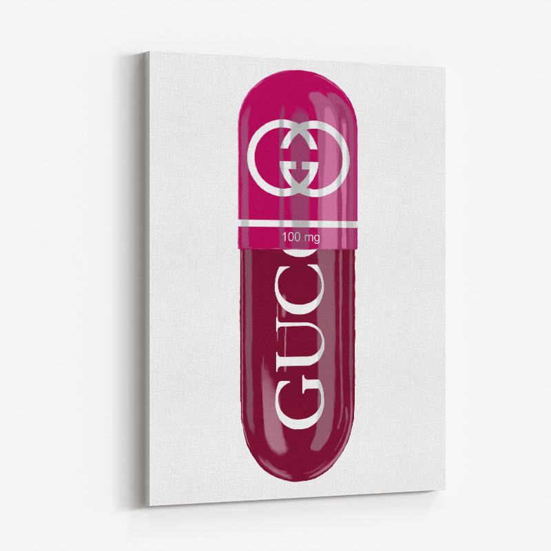 Gucci 100mg Art Print Gucci 100mg Art Print