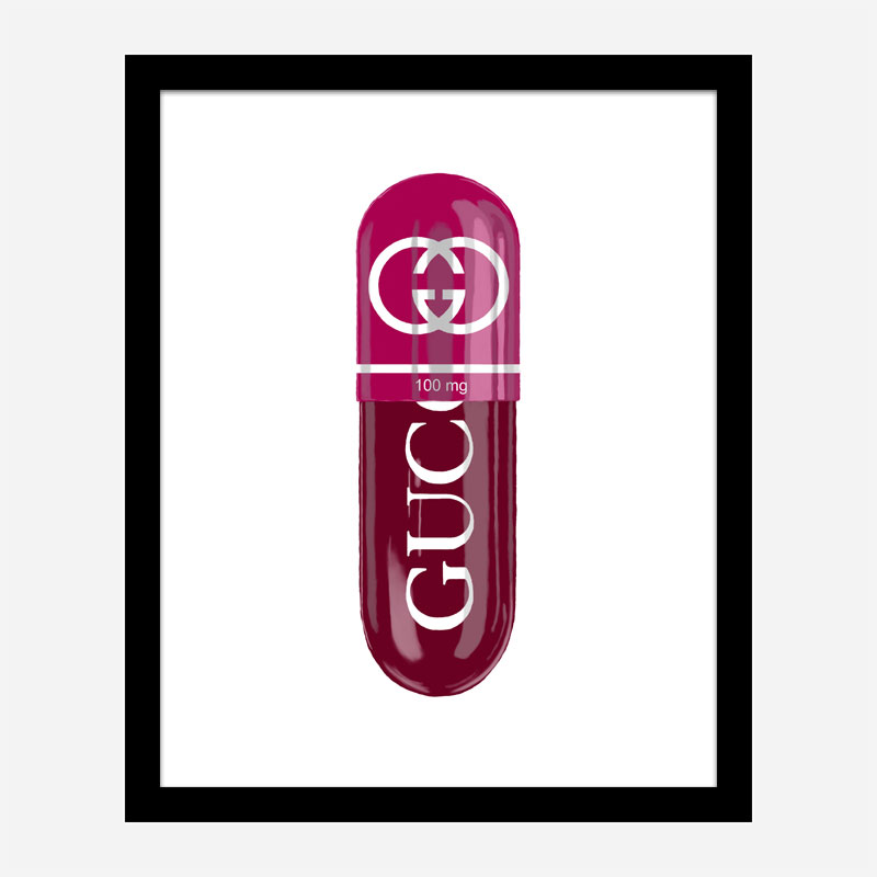 Gucci 100mg Art Print Gucci 100mg Art Print