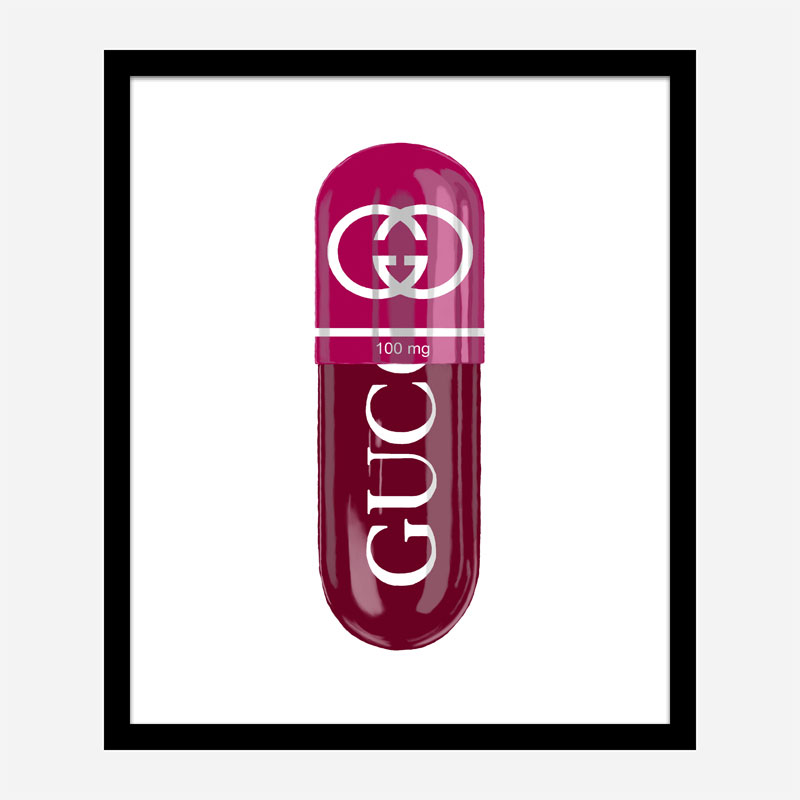 Gucci 100mg Art Print Gucci 100mg Art Print