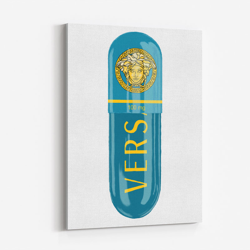 Versace Eros Blue 100mg Art Print Versace Eros Blue 100mg Art Print