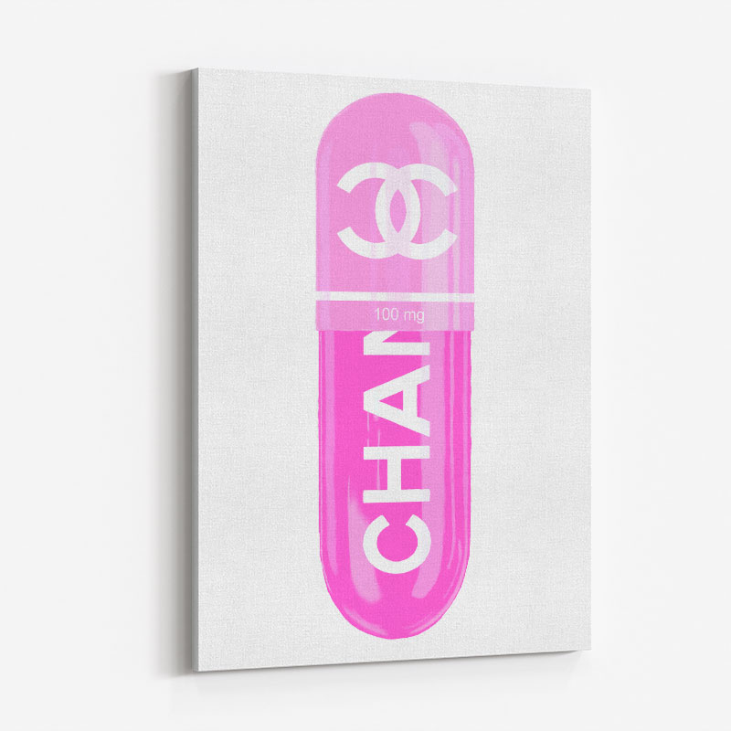 Chanel Pink 100mg Art Print Chanel Pink 100mg Art Print