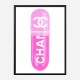 Chanel Pink 100mg Art Print Chanel Pink 100mg Art Print