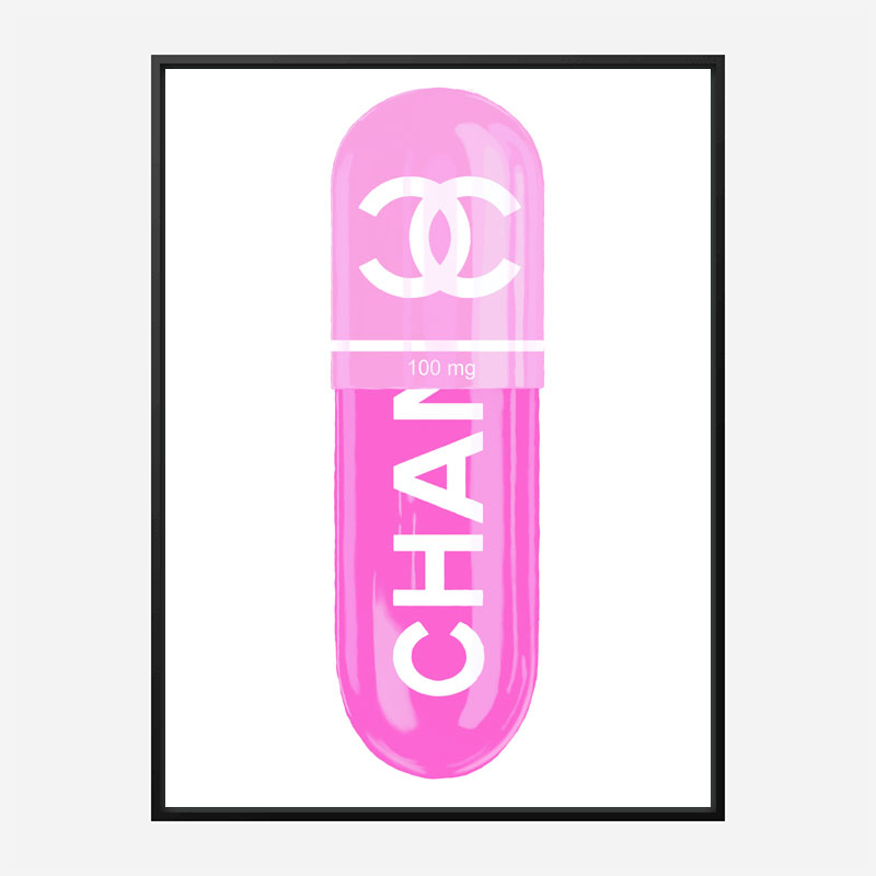 Chanel Pink 100mg Art Print Chanel Pink 100mg Art Print