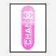 Chanel Pink 100mg Art Print Chanel Pink 100mg Art Print