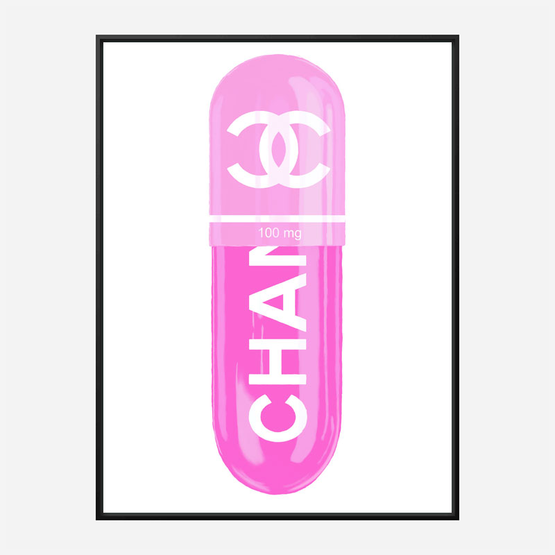 Chanel Pink 100mg Art Print Chanel Pink 100mg Art Print