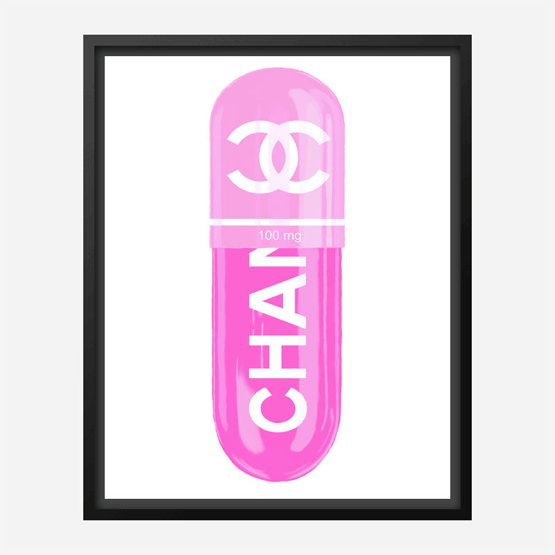 Chanel Pink 100mg Art Print Chanel Pink 100mg Art Print