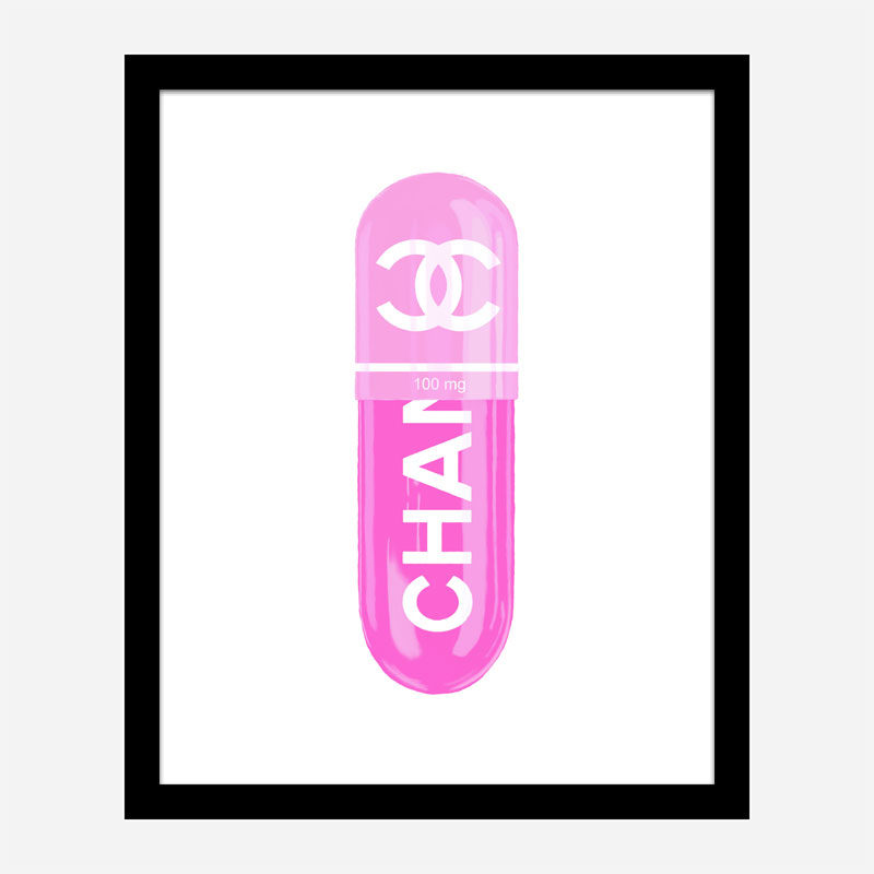 Chanel Pink 100mg Art Print Chanel Pink 100mg Art Print