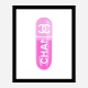 Chanel Pink 100mg Art Print Chanel Pink 100mg Art Print