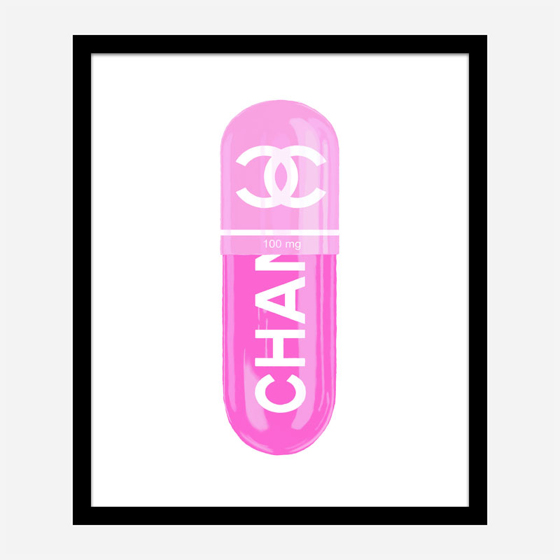 Chanel Pink 100mg Art Print Chanel Pink 100mg Art Print