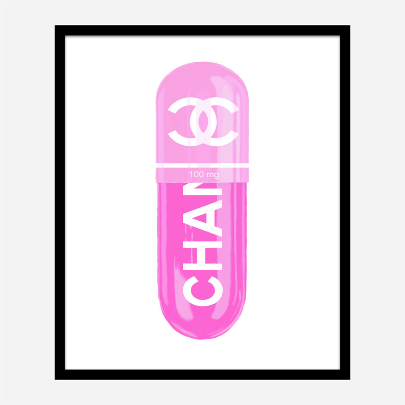 Chanel Pink 100mg Art Print Chanel Pink 100mg Art Print