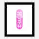 Chanel Pink 100mg Art Print Chanel Pink 100mg Art Print