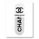 Chanel White 100mg Art Print Chanel White 100mg Art Print