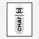 Chanel White 100mg Art Print Chanel White 100mg Art Print