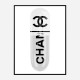 Chanel White 100mg Art Print Chanel White 100mg Art Print