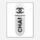 Chanel White 100mg Art Print Chanel White 100mg Art Print
