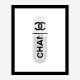 Chanel White 100mg Art Print Chanel White 100mg Art Print