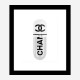 Chanel White 100mg Art Print Chanel White 100mg Art Print