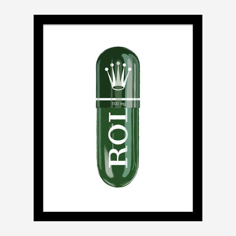 Rolex Green 100mg Art Print Rolex Green 100mg Art Print