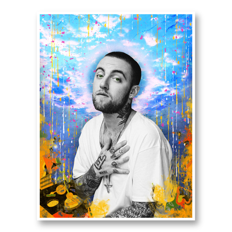 Mac Miller Art Print Mac Miller Art Print