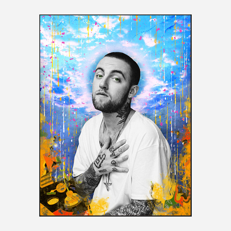 Mac Miller Art Print Mac Miller Art Print