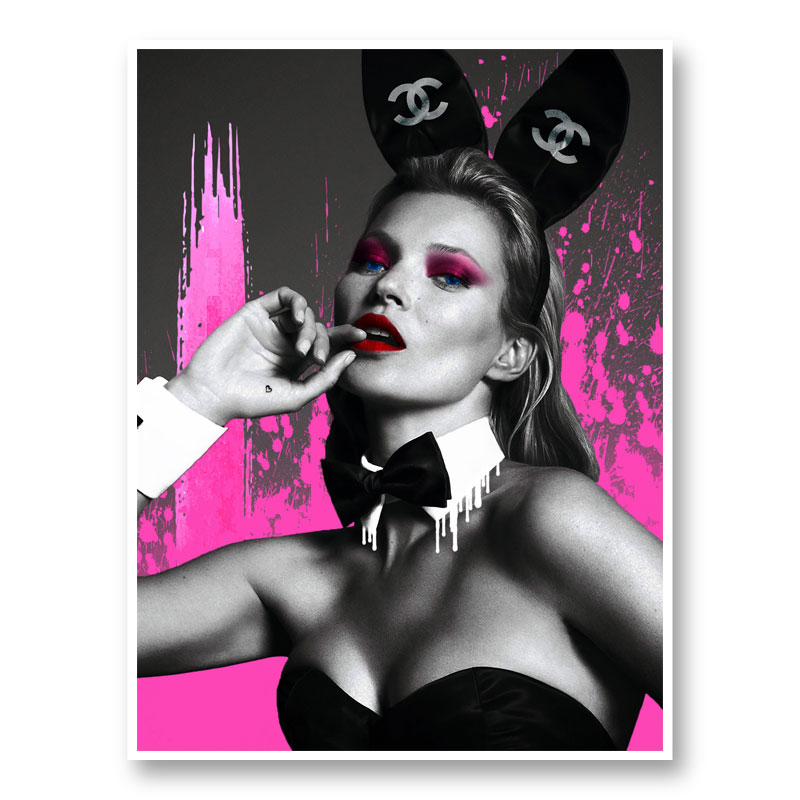 Kate Moss Chanel Fashion Art Print Kate Moss Chanel Fashion Art Print