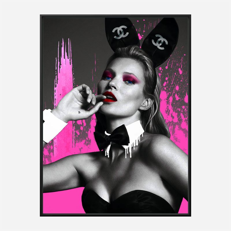 Kate Moss Chanel Fashion Art Print Kate Moss Chanel Fashion Art Print