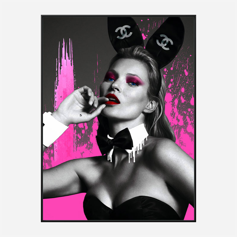 Kate Moss Chanel Fashion Art Print Kate Moss Chanel Fashion Art Print