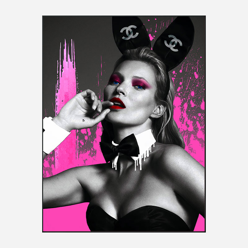 Kate Moss Chanel Fashion Art Print Kate Moss Chanel Fashion Art Print