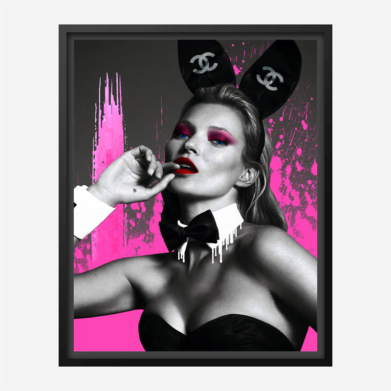 Kate Moss Chanel Fashion Art Print Kate Moss Chanel Fashion Art Print