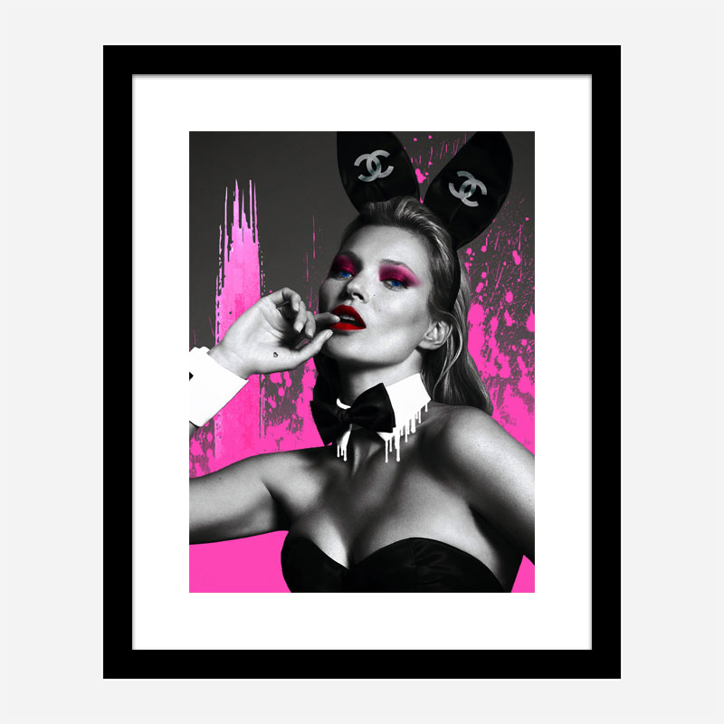 Kate Moss Chanel Fashion Art Print Kate Moss Chanel Fashion Art Print